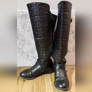 Extra-Wide Calf Quilted Over-the-knee Boots